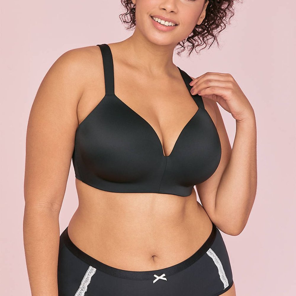 new cacique simply wire free plunge bra 5 STAR REV